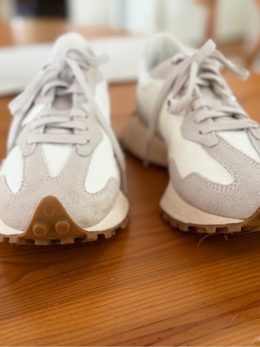 New Balance Women's Sneakers - Taupe & Cream - Picture 2 of 8